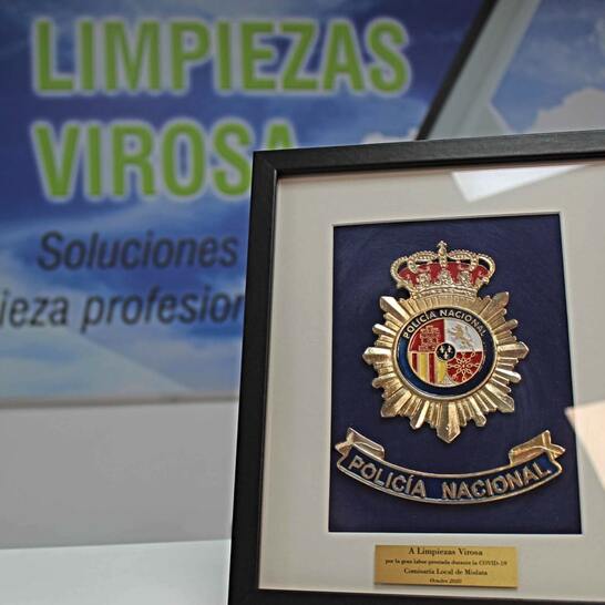reconocimientos limpiezas placa conmemorativa